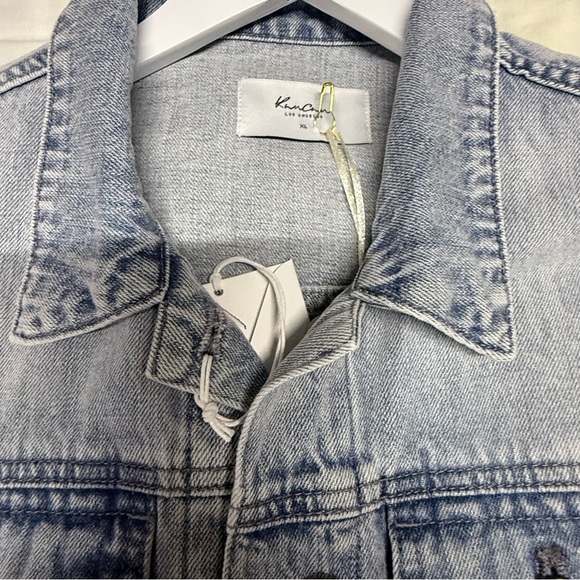 KanCan Blue Denim Peplum Jacket - Picture 4 of 7